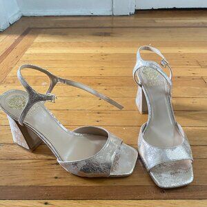 Vince Camuto Gold Heels - Size 9.5